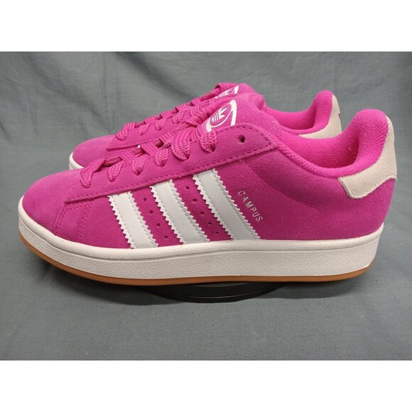 Adidas Campus 00s J Girls Sneakers Suede White Pink Gum Size 6.5 NEW NO BOX! - Picture 4 of 11